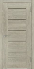 Межкомнатная дверь LH-6 Дуб монтано (стекло триплекс черное), ПО