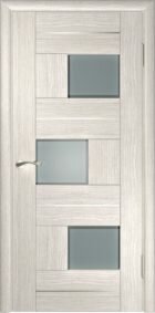 Межкомнатная дверь ЛУ-11 Капучино, ПО (стекло сатинат)