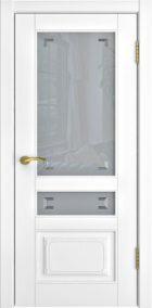 Межкомнатная дверь L-4 Белая (Эмаль), ДО