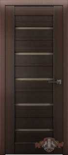 межкомнатная дверь L1-wenge-bronza